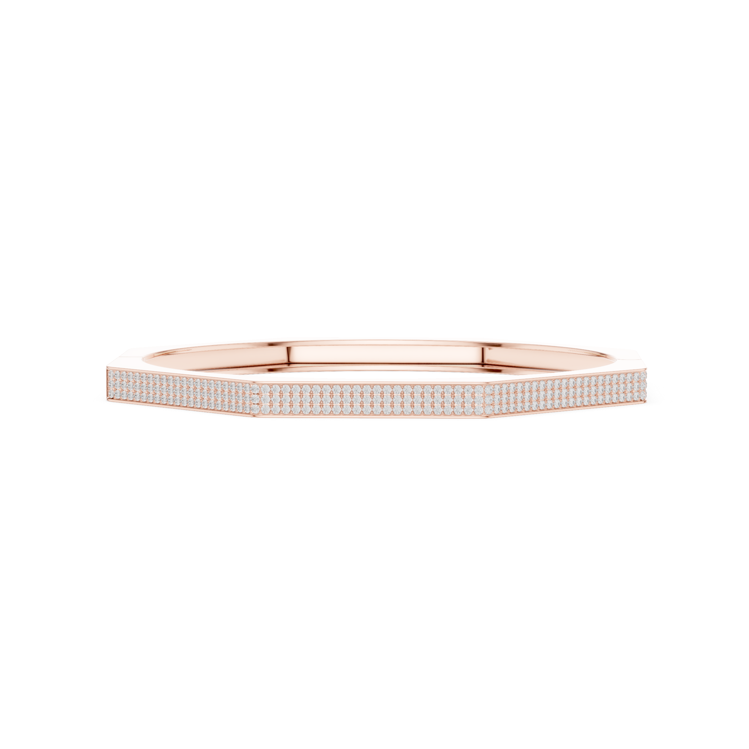 1.11 CT Round Cut Moissanite Bracelet in 9K Gold/925 Silver |WOKE