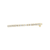 3.93 CT Round & Baguette Lab Grown Diamond Bracelet |WOKE