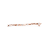 0.805 CT Round Lab Grown Diamond Bracelet in 9K/14K Gold |WOKE