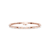0.805 CT Round Lab Grown Diamond Bracelet in 9K/14K Gold |WOKE