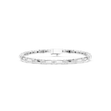 0.805 CT Round Moissanite Bracelet in 9K Gold/925 Silver |WOKE