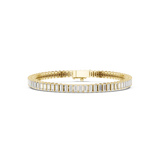 3.46 CT Baguette Lab Grown Diamond Bracelet in 9K/14K Gold |WOKE