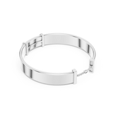 0.21 CT Round Moissanite Bracelet in 9K Gold/925 Silver |WOKE