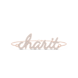 Custom Text Lab Grown Diamond Bracelet in 9K/14K Gold |WOKE