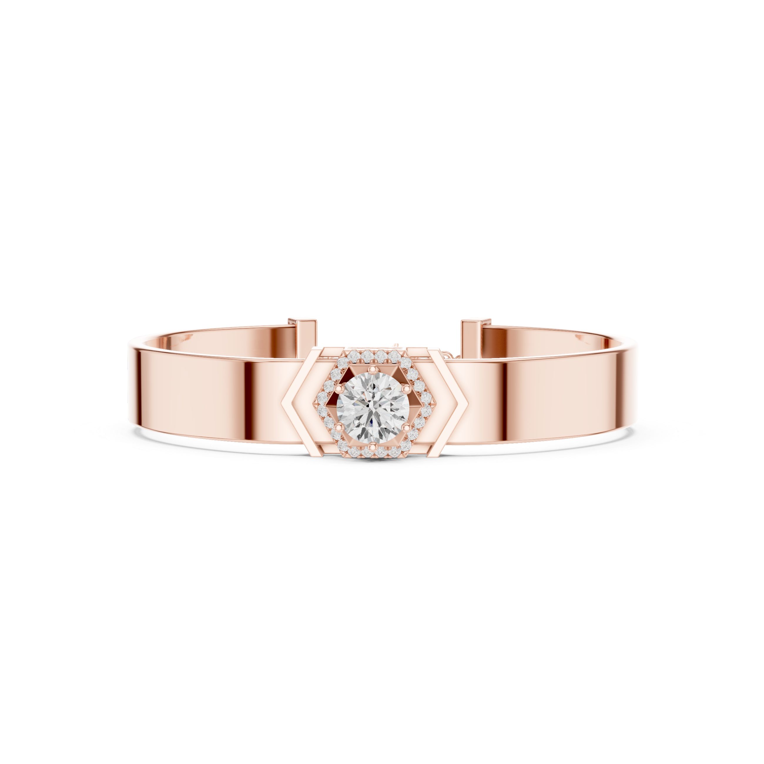 1.74 CT Round Lab Grown Diamond Bracelet in 9K/14K Gold |WOKE