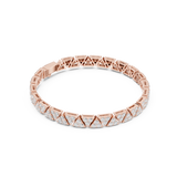 4.41 CT Round Cut Moissanite Bracelet in 9K Gold/925 Silver | WOKE