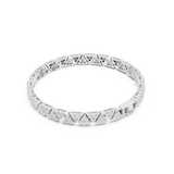 4.41 CT Round Cut Moissanite Bracelet in 9K Gold/925 Silver | WOKE