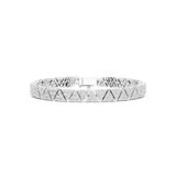 4.41 CT Round Cut Moissanite Bracelet in 9K Gold/925 Silver | WOKE