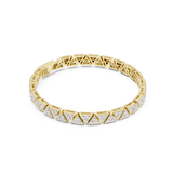 4.41 CT Round Cut Moissanite Bracelet in 9K Gold/925 Silver | WOKE