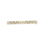 4.41 CT Round Cut Moissanite Bracelet in 9K Gold/925 Silver | WOKE