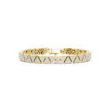 4.41 CT Round Lab Grown Diamond Bracelet in 9K/14K Gold |WOKE