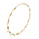 1.34 CT Round Moissanite Necklace in 9K Gold/925 Silver |WOKE