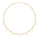1.34 CT Round Moissanite Necklace in 9K Gold/925 Silver |WOKE