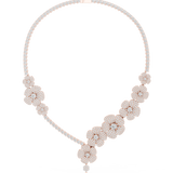 18.602 CT Round Moissanite Necklace in 9K Gold/925 Silver |WOKE