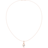 0.5 CT  Round Moissanite Necklace in 9K Gold/925 Silver|WOKE