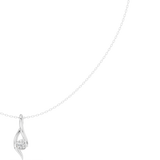 0.5 CT  Round Moissanite Necklace in 9K Gold/925 Silver|WOKE