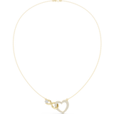 1.73  Infinity-Heart Moissanite Necklace in 9K Gold/925 Silver