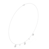 0.463 CT Round Lab Grown Diamond Necklace in 9K/14K Gold |WOKE