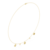 0.463 CT Round Lab Grown Diamond Necklace in 9K/14K Gold |WOKE