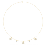 0.463 CT Round Lab Grown Diamond Necklace in 9K/14K Gold |WOKE
