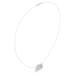 1.64 CT Round Moissanite Necklace in 9K Gold/925 Silver |WOKE
