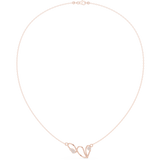 0.09 Round Moissanite Necklace in 9K Gold/925 Silver |WOKE