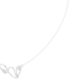 0.09 Round Moissanite Necklace in 9K Gold/925 Silver |WOKE