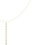 0.63 Round Moissanite Necklace in 9K Gold/925 Silver |WOKE
