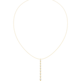 0.63 Round Moissanite Necklace in 9K Gold/925 Silver |WOKE