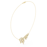 3.011 TCW Round Baguette and Marquise Moissanite Necklace |WOKE