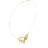3.011 TCW Round Baguette and Marquise Moissanite Necklace |WOKE