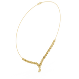 1.142 CT Round Lab Grown Diamond Necklace in 9K/14K Gold |WOKE