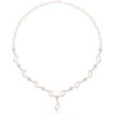 2.952 CT Round Moissanite Necklace in 9K Gold/925 Silver |WOKE