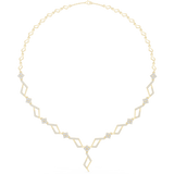 2.952 CT Round Moissanite Necklace in 9K Gold/925 Silver |WOKE