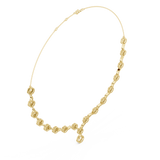 1.465 CT Round Moissanite Necklace in 9K Gold/925 Silver |WOKE