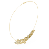 4.24 Round Moissanite Necklace in 9K Gold/925 Silver |WOKE