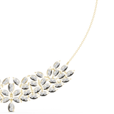 4.24 Round Moissanite Necklace in 9K Gold/925 Silver |WOKE