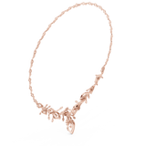 2.368 CT Round Moissanite necklace in 9K Gold/925 Silver|WOKE