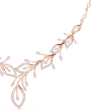 2.368 CT Round Moissanite necklace in 9K Gold/925 Silver|WOKE