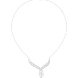 1.505 CT Round Moissanite Necklace in 9K Gold/925 Silver |WOKE