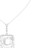 0.472 CT Round Moissanite Necklace in 9K Gold/925 Silver |WOKE