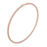 27 CT Round Moissanite Necklace in 925 Silver/9K Gold |WOKE
