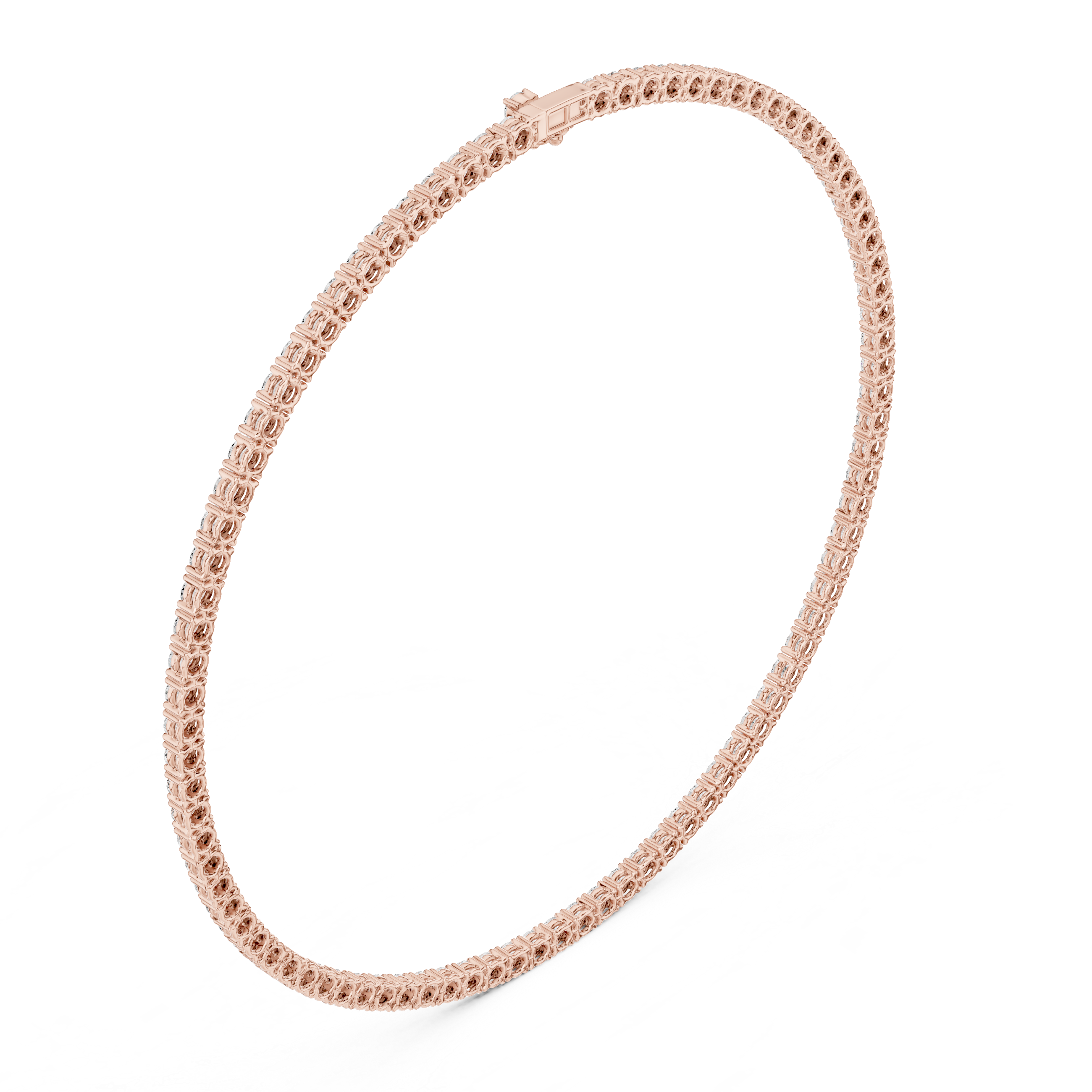 27 CT Round Moissanite Necklace in 925 Silver/9K Gold |WOKE