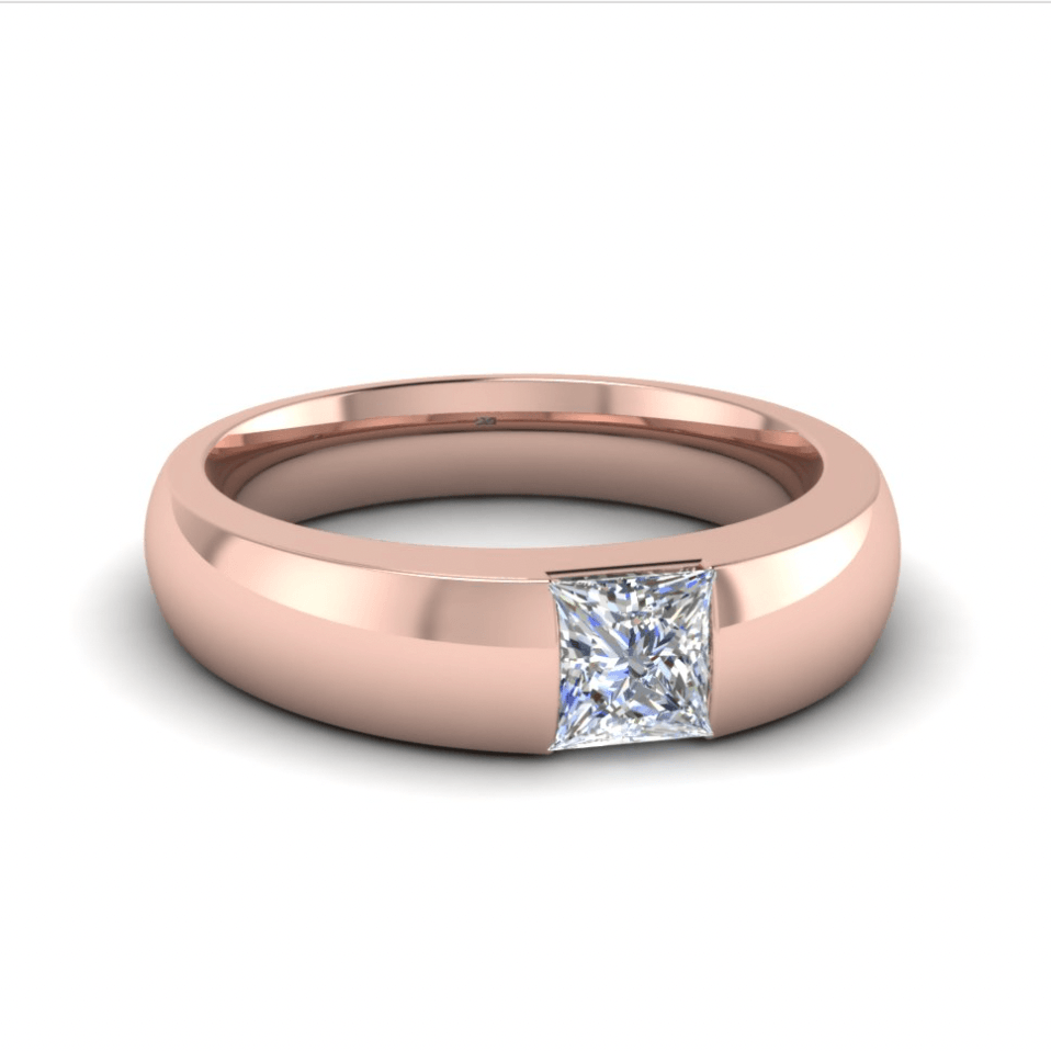 In 925 silver and 18k rose gold