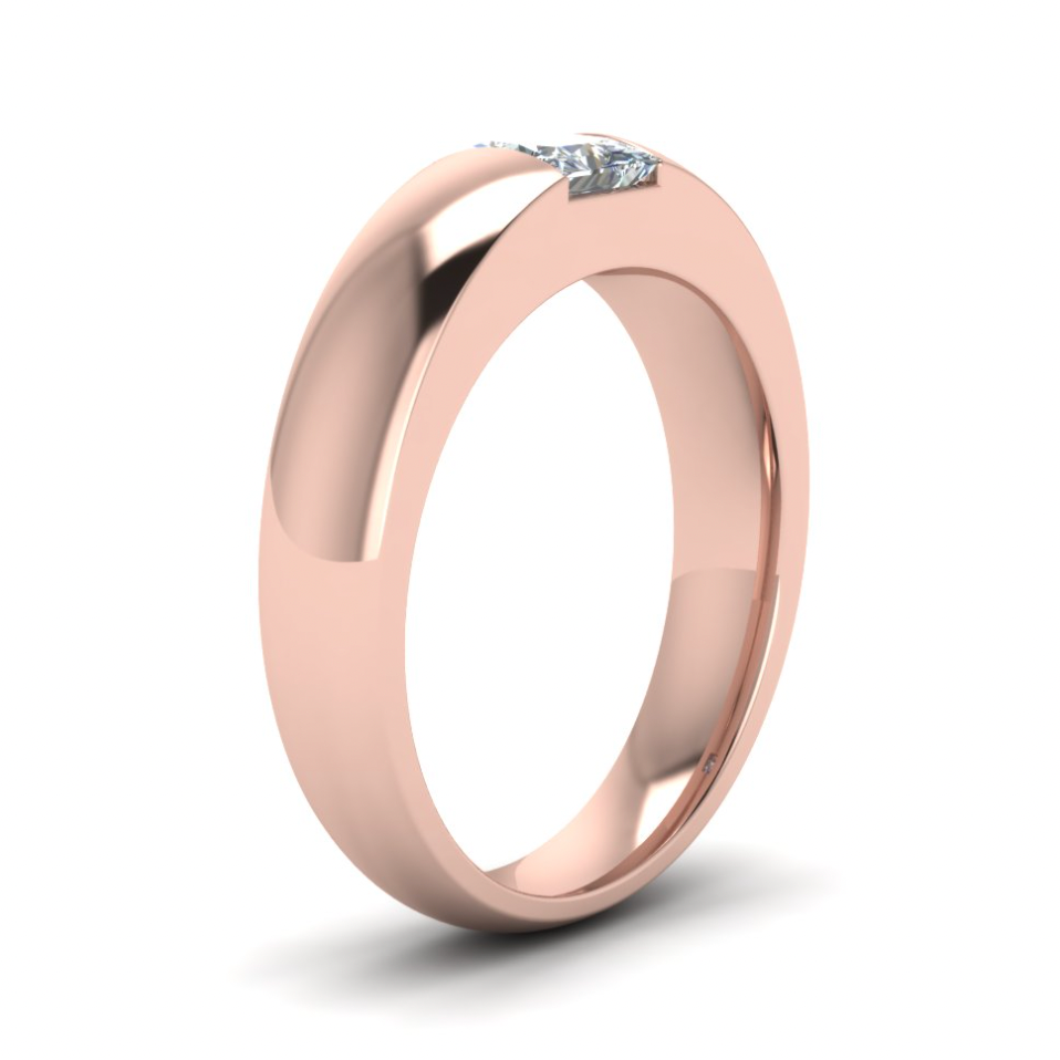 In 925 silver and 18k rose gold