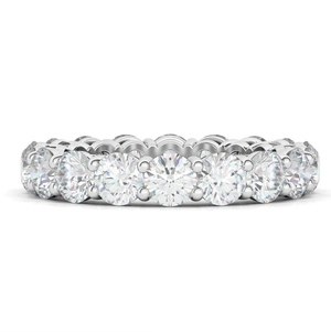 Moissanite Eternity Bands