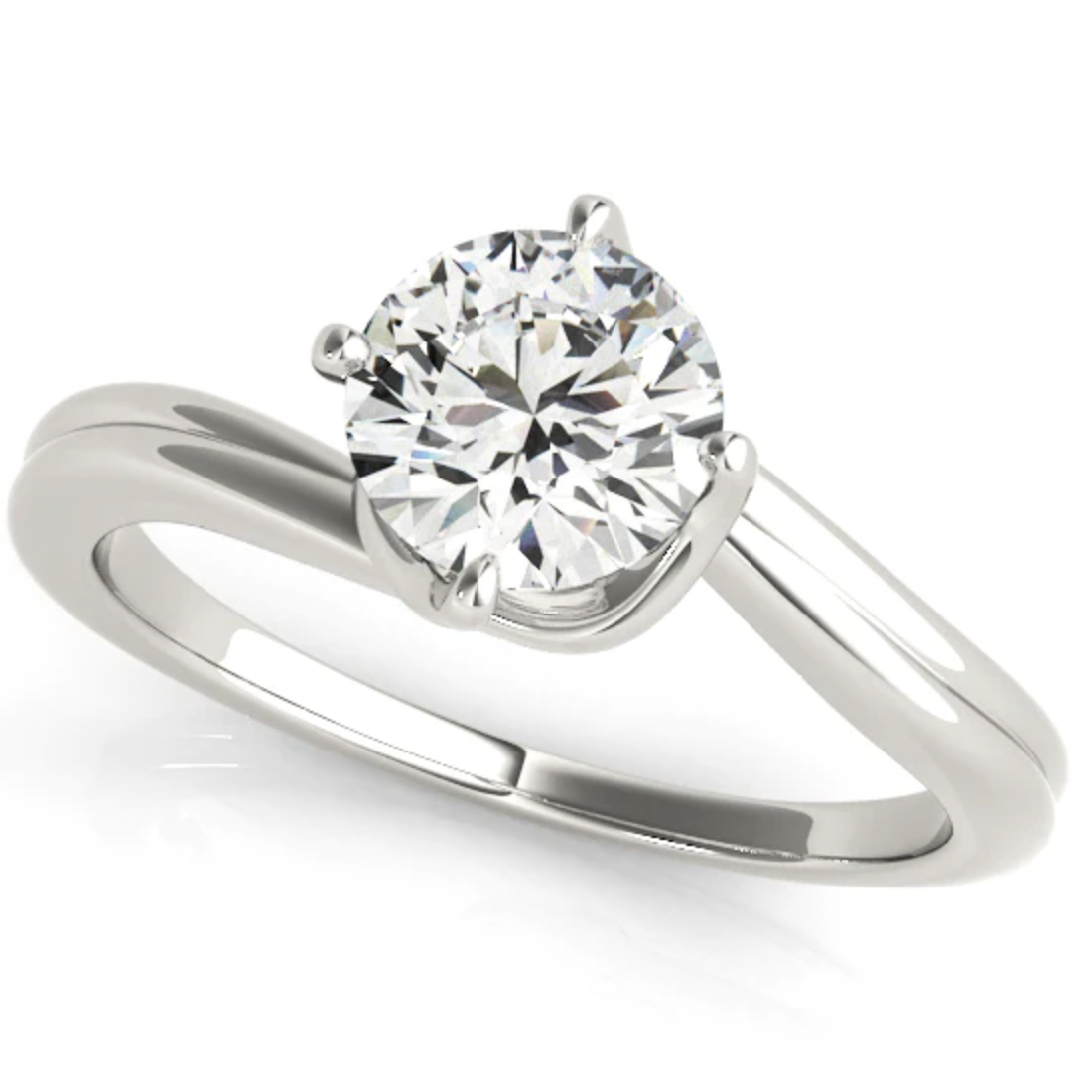 Blooming Solitaire Rings