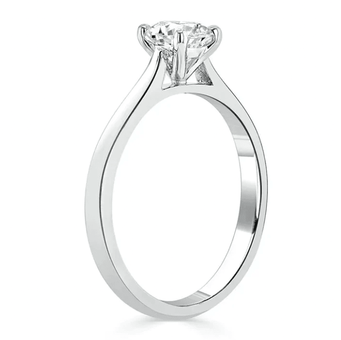 2 carat cushion moissanite ring | Moissanite ring in gold and 925 sterling silver| GRA certified moissanites