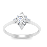 1 carat diamond round cut star set ring| IGI Lab grown diamond ring in 14k gold| IGI Lab grown diamond