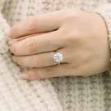 Lab grown diamond round cut ring | IGI certified diamond in 14k gold| IGI certified diamond
